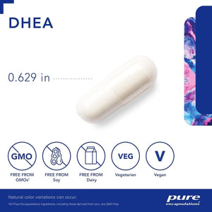 Pure Encapsulations DHEA 10 Mg - Adrenal Supplement (60 Capsules) - Suppviv