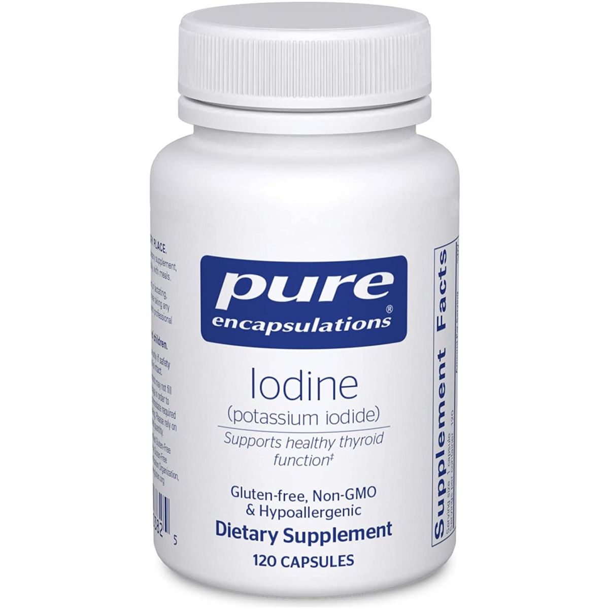 Pure Encapsulations Iodine - Supplement to Support the Thyroid 120 Capsules - Suppviv