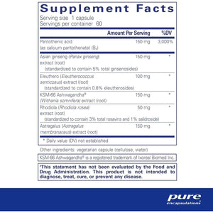 Pure Encapsulations Phyto - Adr | Vegetarian Adrenal Support Formula* | 60 Capsules - Suppviv