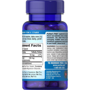 Puritans Pride Hyaluronic Acid 100Mg, Dietary Supplement for Skin Hydration, 60 Rapid Release Capsules - Suppviv