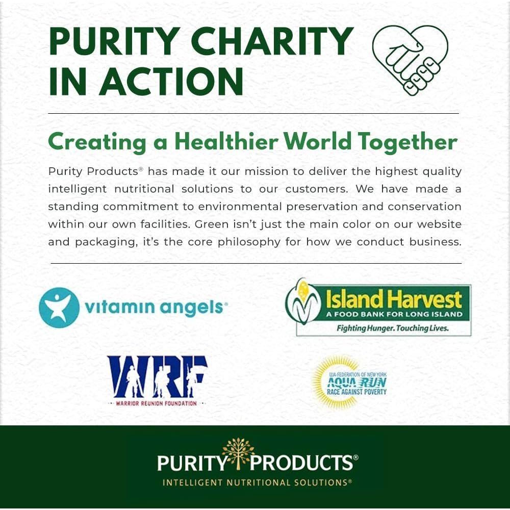 Purity Products Brain Vitality - Supports Normal Concentration and Mental Clarity - 120 Caps - Suppviv