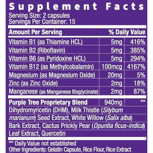 Purple Tree Post - Celebration Wellness Vitamins | Liver Support, Rapid Hydration, Body Replenisher (30 Pills) - Suppviv