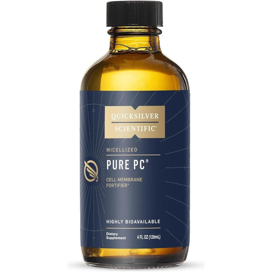 Quicksilver Scientific Micellized Pure PC - Phosphatidylcholine Liquid Supplement to Support Cellular & Liver Health (4Oz / 120Ml) - Suppviv