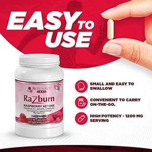 Razburn – Premium Thermogenic Complex Pills with Caffeine, & Green Tea 60 Capsules - Suppviv