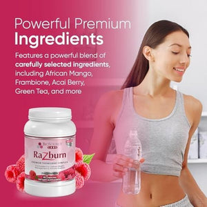 Razburn – Premium Thermogenic Complex Pills with Caffeine, & Green Tea 60 Capsules - Suppviv