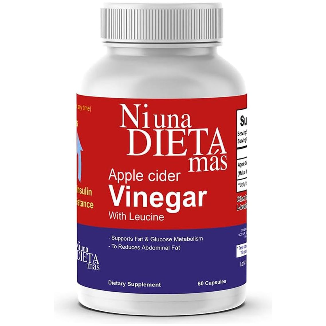 Reduce Abdominal Fat - Apple Cider Vinegar Capsules - Best for Weight Loss - Suppviv