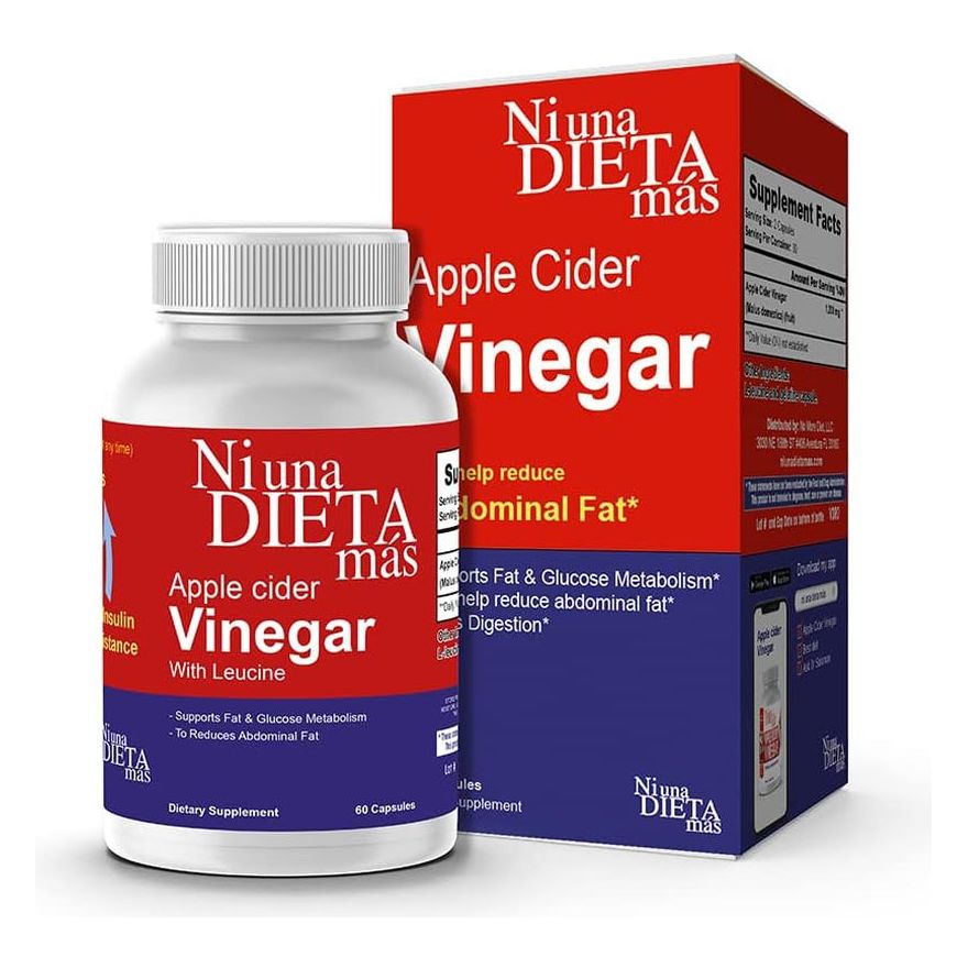 Reduce Abdominal Fat - Apple Cider Vinegar Capsules - Best for Weight Loss - Suppviv