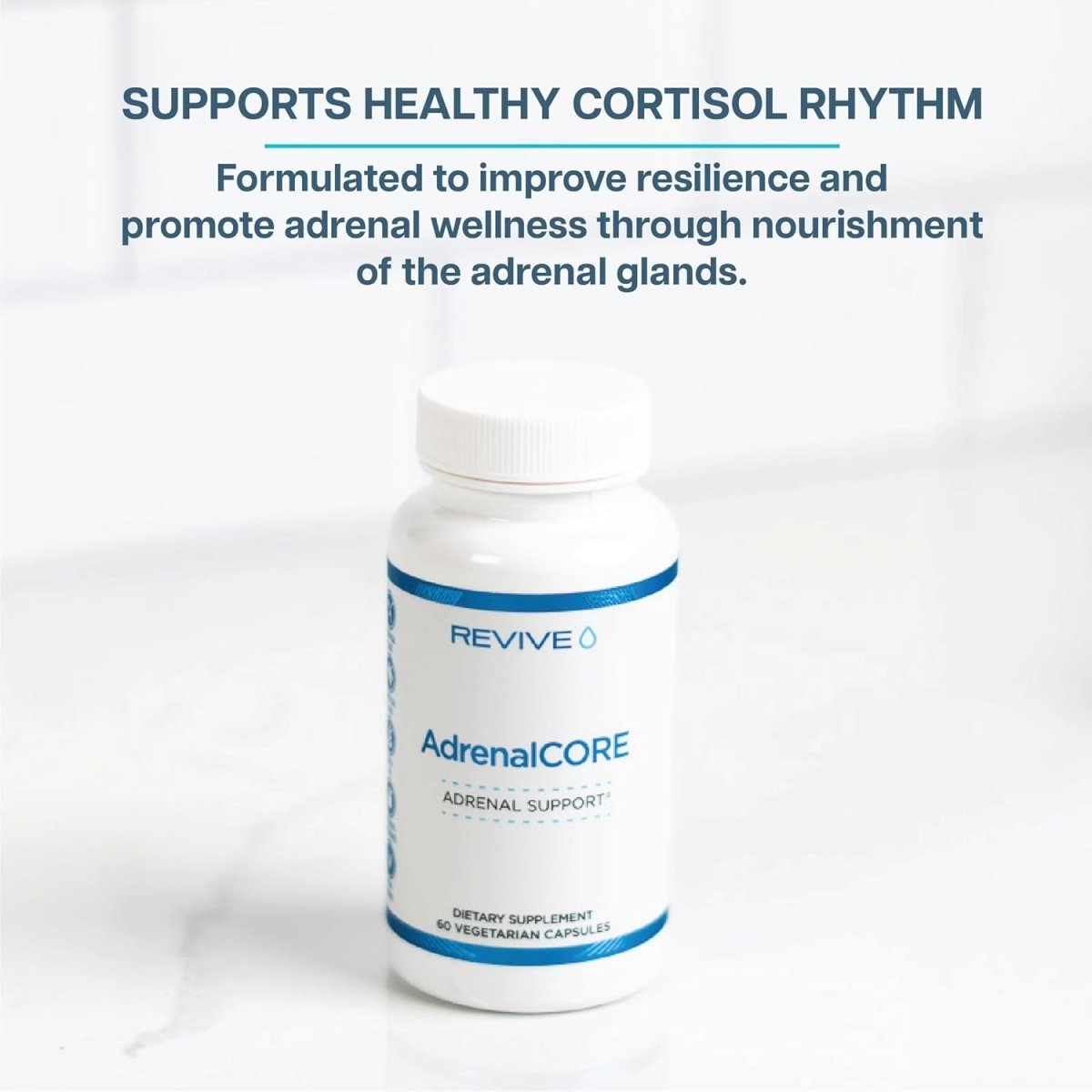 Revive MD Adrenal Support Supplements for Fatigue - Natural Cortisol Manager & Blocker Supplement - Suppviv