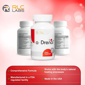 RLC, A - Drenal, Adrenal Support for Stress Relief and Energy, 120 Capsules - Suppviv