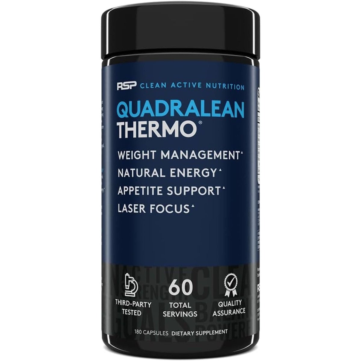 RSP Nutrition Quadralean Thermogenic Fat Burner for Men & Women, Weight Loss Supplement, 60 Serv - Suppviv