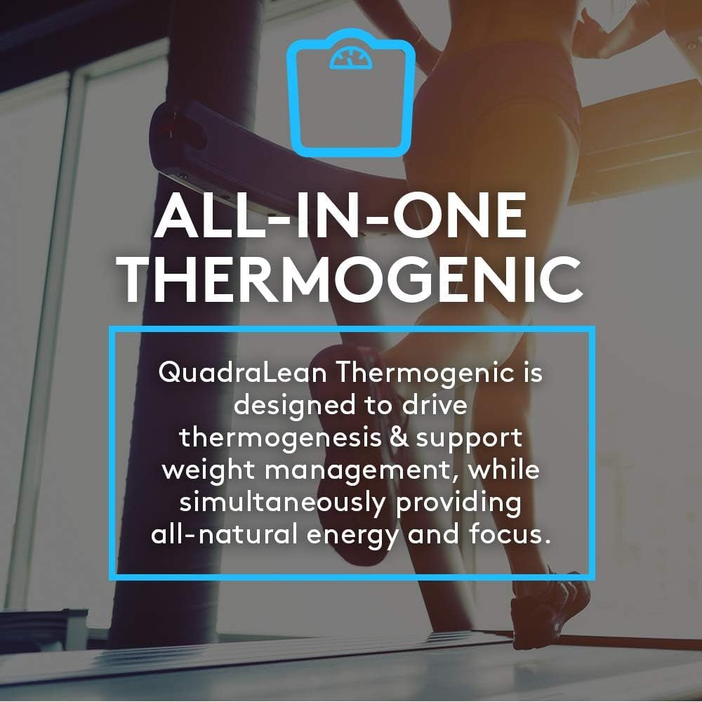 RSP Nutrition Quadralean Thermogenic Fat Burner for Men & Women, Weight Loss Supplement, 60 Serv - Suppviv