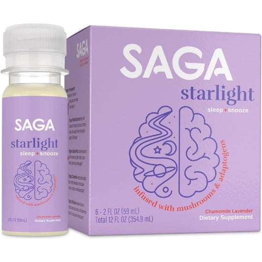 SAGA Organic Sleep Shots | Reduce Fatigue & Calm Nervous System - Suppviv