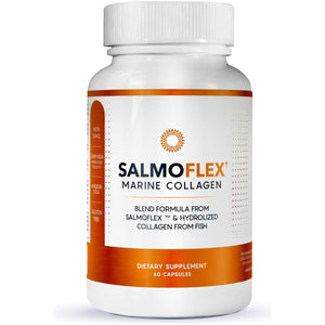 Salmoflex Marine Collagen Peptides Pills for Women & Men 60 Capsules - Suppviv