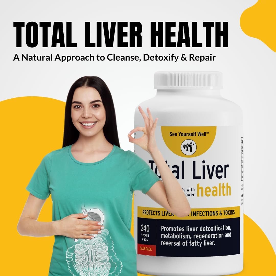 See Yourself Well Total Liver Health: Cleanse, Detox & Repair 1 PACK - Suppviv