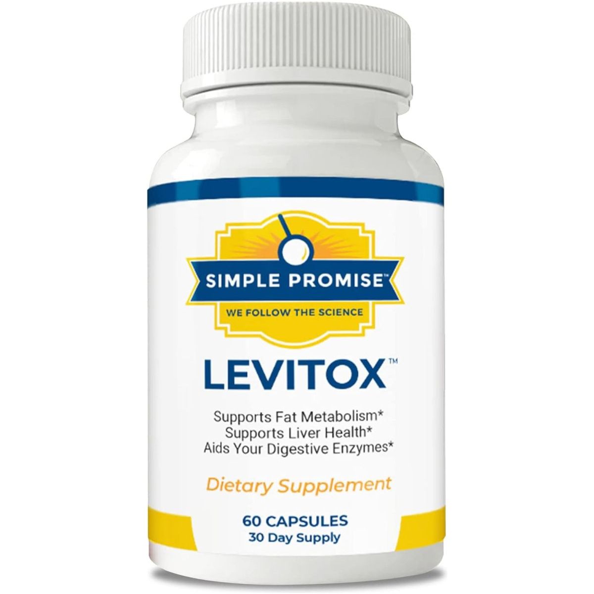 Simple Promise - Levitox - Groundbreaking Weight and Liver Support 60 Capsules - Suppviv