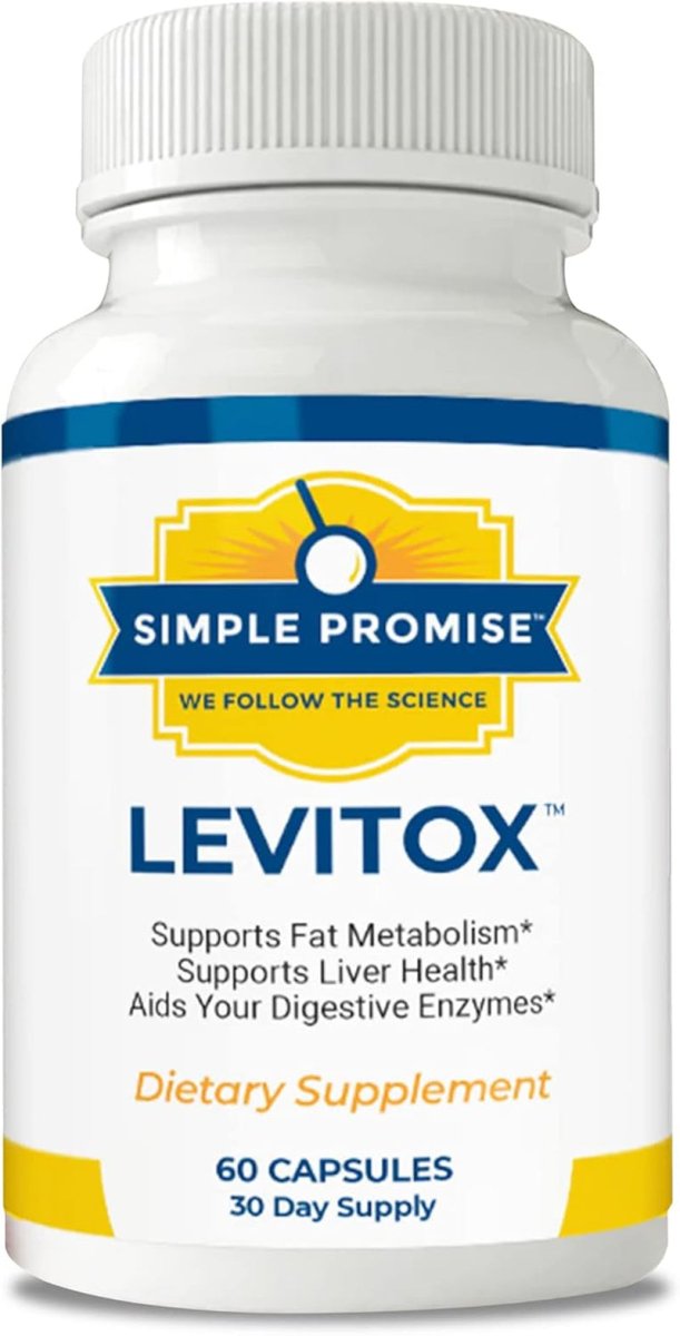 Simple Promise - Levitox - Groundbreaking Weight and Liver Support 60 Capsules - Suppviv