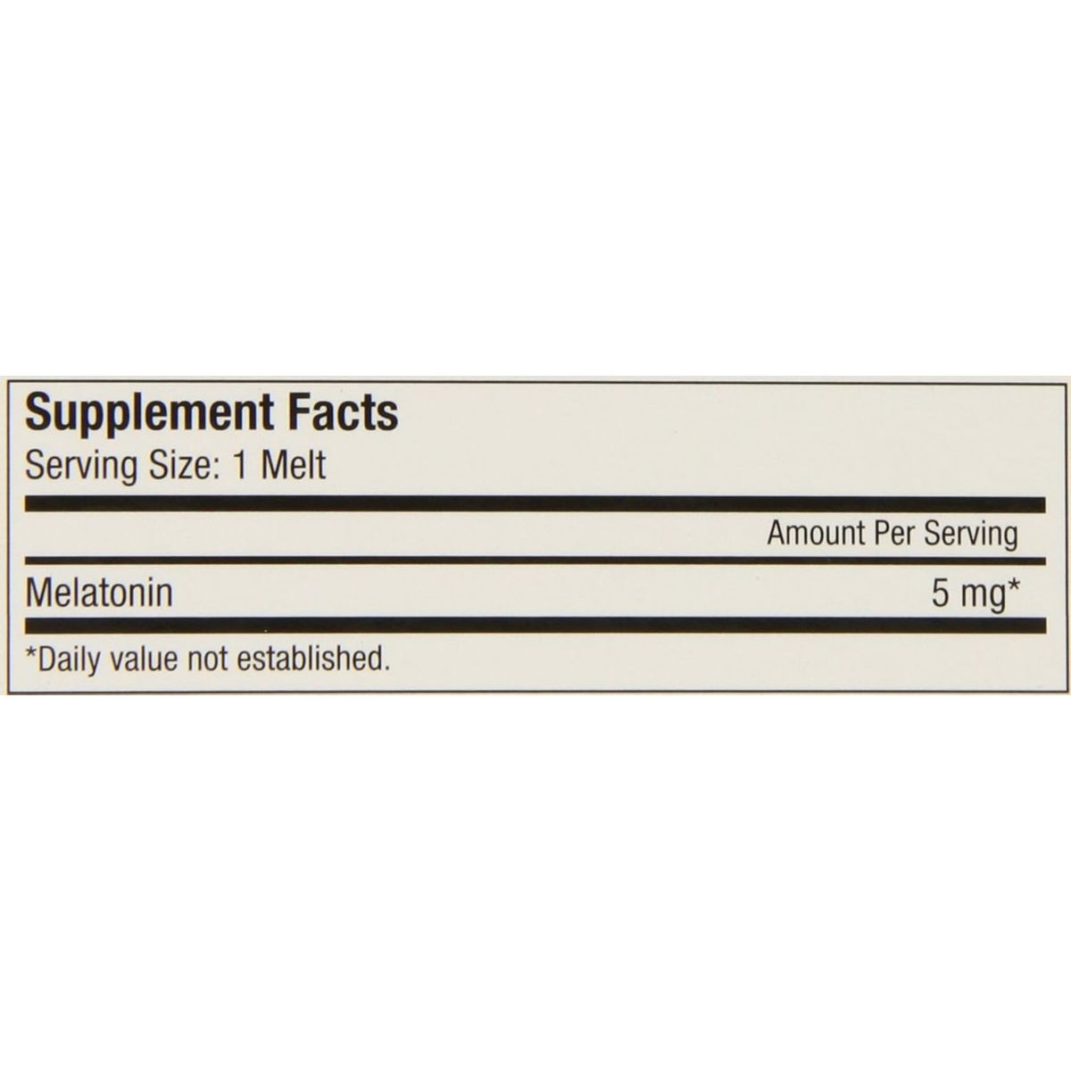 Sleep Soundly Melatonin Melts 5 Mg Berry Flavor, Night Time Sleeping Aid 60 Count - Suppviv