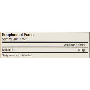 Sleep Soundly Melatonin Melts 5 Mg Berry Flavor, Night Time Sleeping Aid 60 Count - Suppviv