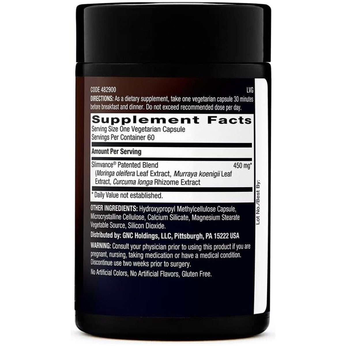 Slimvance Core Slimming Complex Supplements | Supports Reduction in Body Fat and Increased Energy | 60 Capsules - Suppviv