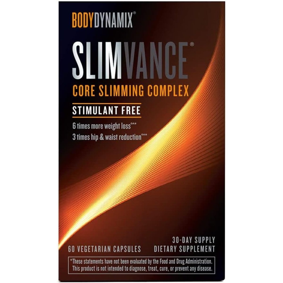 Slimvance Core Slimming Complex Supplements | Supports Reduction in Body Fat and Increased Energy | 60 Capsules - Suppviv