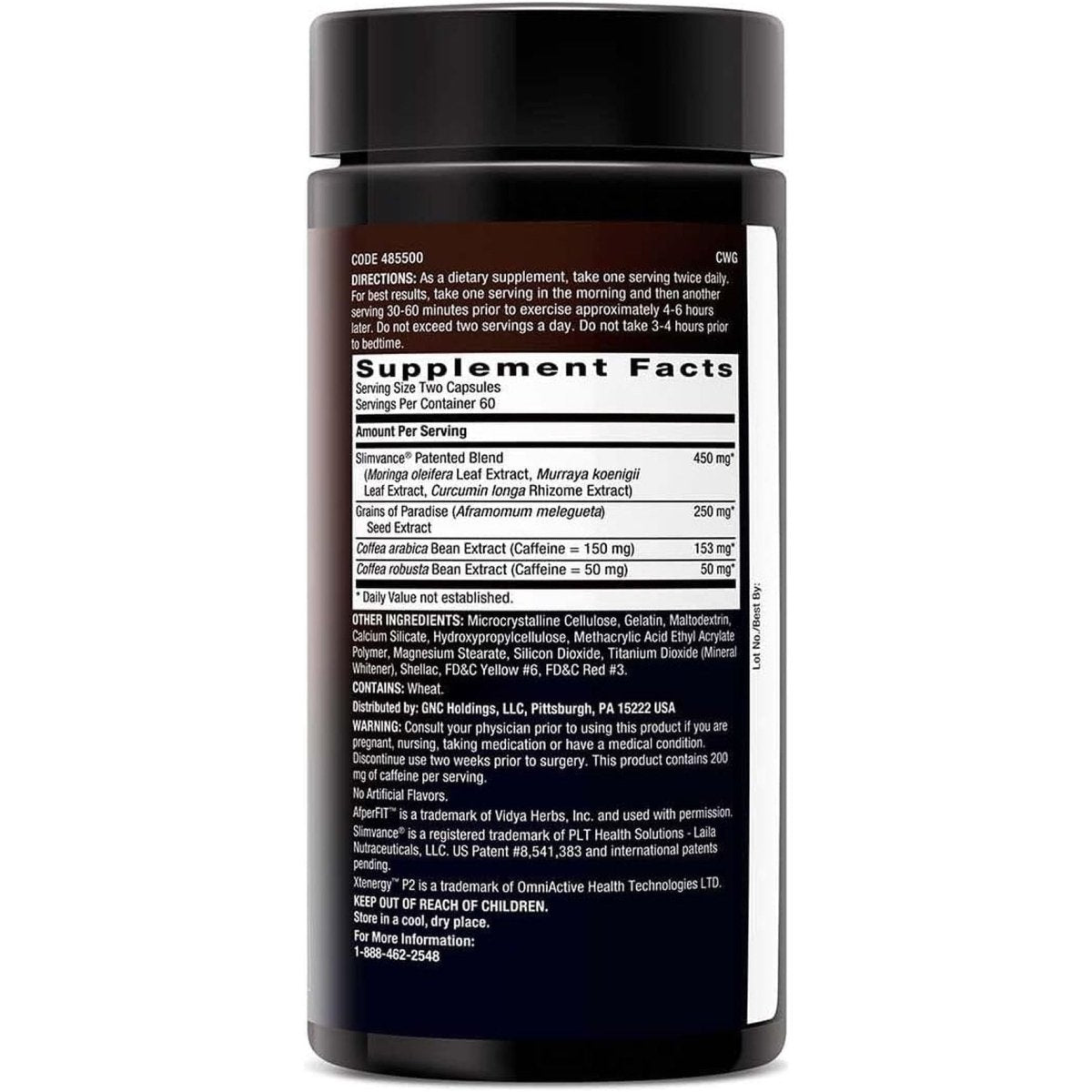 Slimvance XP Thermogenic Supplements | Supports Weight Loss and Fat Burning Goals | 120 Capsules - Suppviv