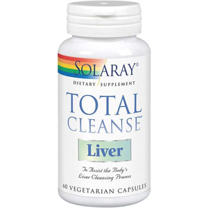 SOLARAY Total Cleanse Liver Milk Thistle, Dandelion 60 Count (Pack of 1) - Suppviv