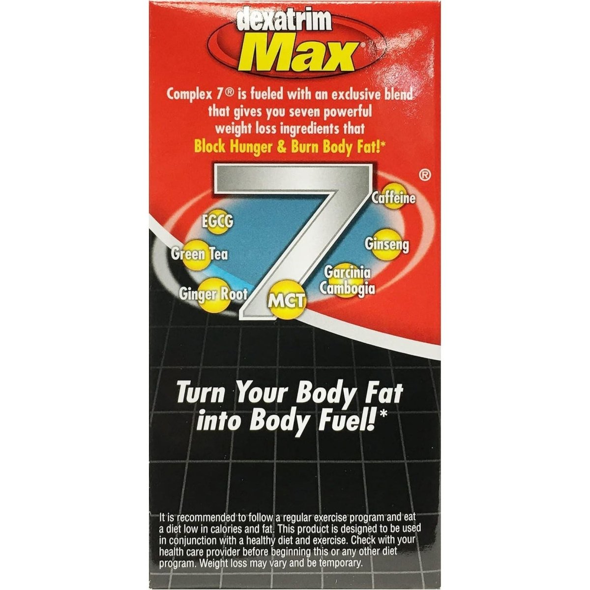 Stacker 2 Dexatrim Max Complex - 7 | Lose Weight & Burn Fat - 60 Capsules - Suppviv