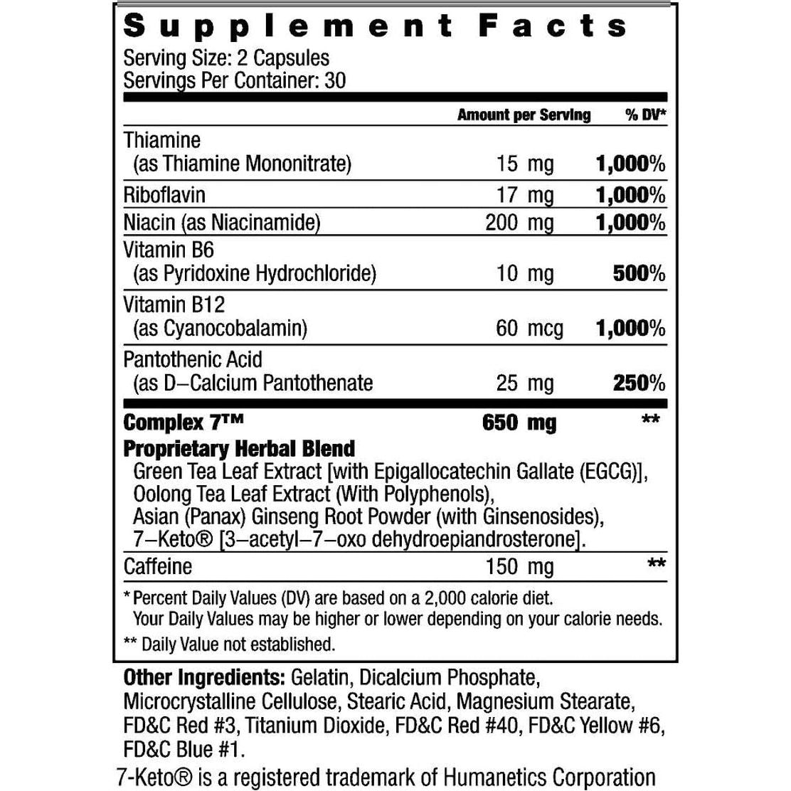 Stacker 2 Dexatrim Max Complex - 7 | Lose Weight & Burn Fat - 60 Capsules - Suppviv