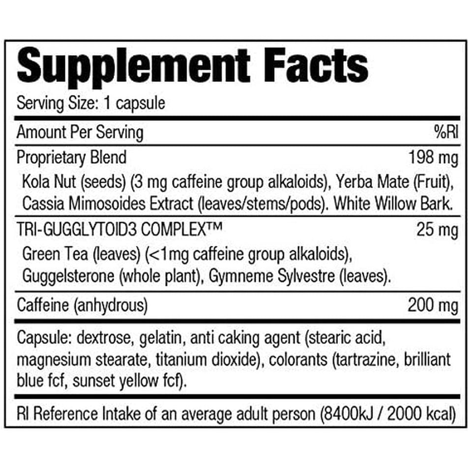 Stacker 2 Fat Burner Capsules, Ephedra Free, 100 - Count Bottle - Suppviv