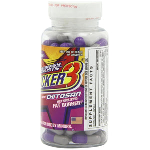 Stacker 3 Metabolizing Fat Burner with Chitosan, Capsules, 100Count Bottle - Suppviv