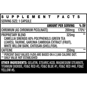 Stacker 3 Metabolizing Fat Burner with Chitosan, Capsules, 100Count Bottle - Suppviv