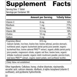 Standard Process Drenamin - Whole Food Antioxidant, Adrenal Support and Immune Support - 90 Tablets - Suppviv