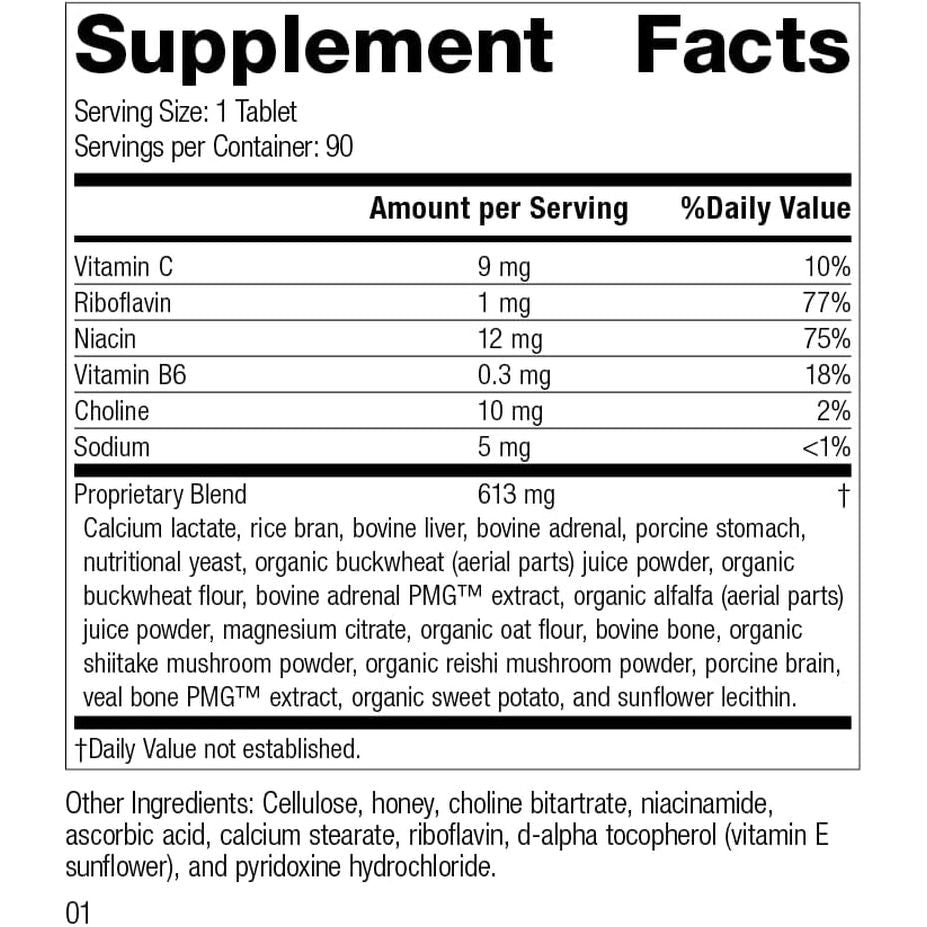 Standard Process Drenamin - Whole Food Antioxidant, Adrenal Support and Immune Support - 90 Tablets - Suppviv