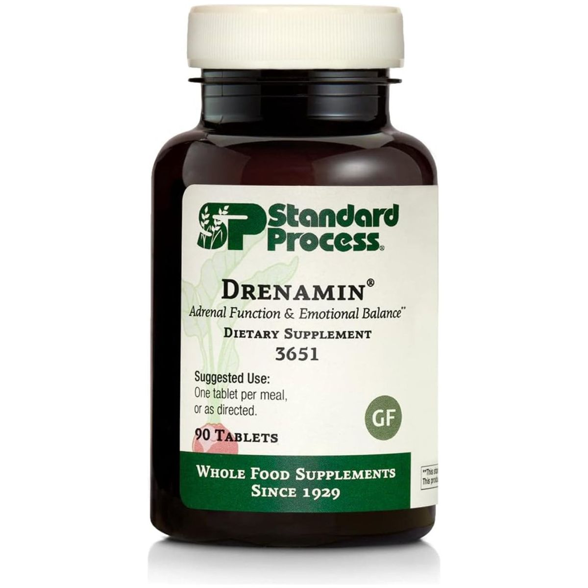 Standard Process Drenamin - Whole Food Antioxidant, Adrenal Support and Immune Support - 90 Tablets - Suppviv