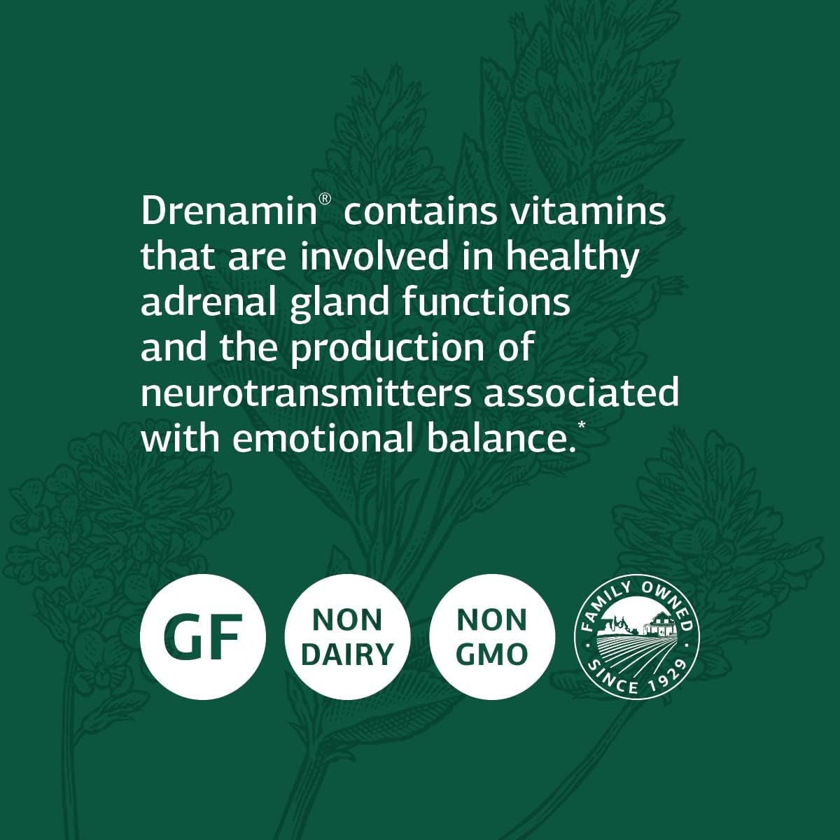 Standard Process Drenamin - Whole Food Antioxidant, Adrenal Support and Immune Support - 90 Tablets - Suppviv