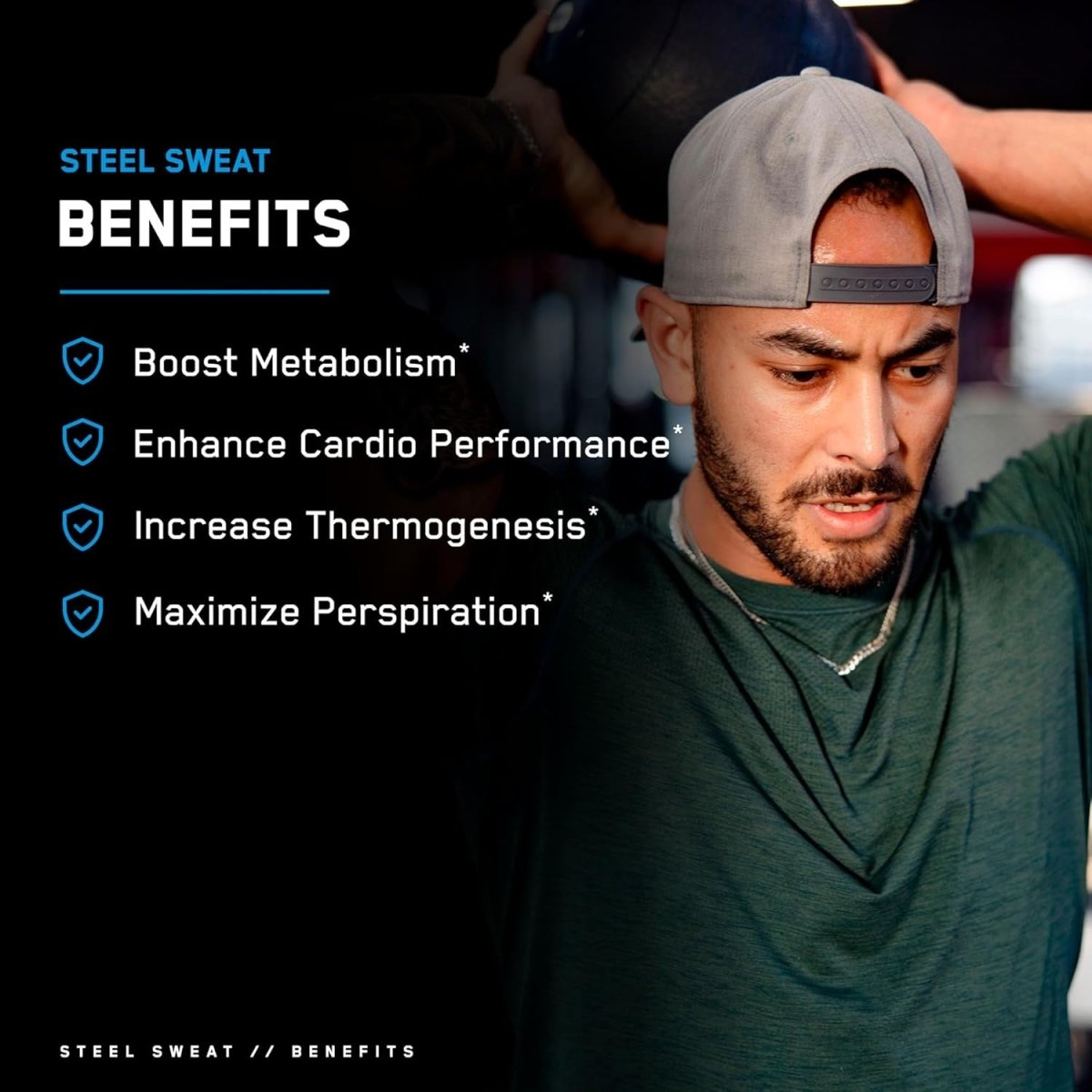 Steelfit Steel Sweat Fat - Burning Pre Workout | Boost Metabolism & Burn Fat| 30 Servings - Suppviv