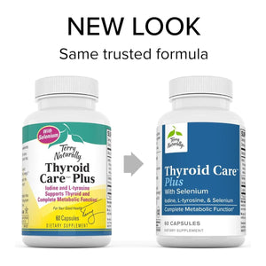 Terry Naturally Thyroid Care plus - with Selenium, Iodine 60 Capsules - Suppviv