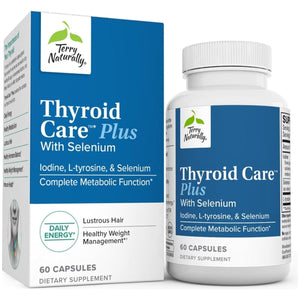 Terry Naturally Thyroid Care plus - with Selenium, Iodine 60 Capsules - Suppviv