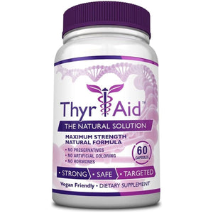 Thyraid - Thyroid Supplement - Iodine, Kelp, Ashwagandha - Vegan - 60 Capsules (1 Month Supply) - Suppviv