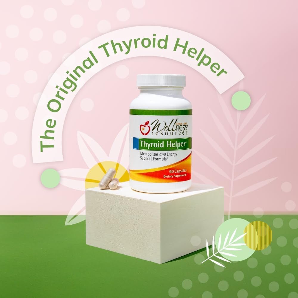 Thyroid Helper - Natural Supplement for Metabolism & Energy (90 Capsules) - Suppviv