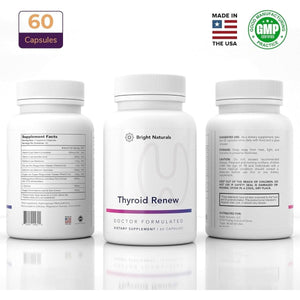 Thyroid Renew Supplement - Women’S Support for Focus & Energy 60 Capsules - Suppviv