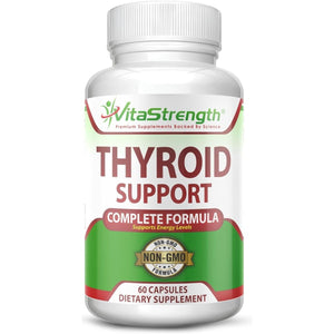 Thyroid Support - Complete Formula to Support Energy Levels with Iodine 1 PACK - Suppviv