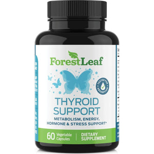 Thyroid Support for Women & Men with Iodine - Energy, Focus & 60 Capsules - Suppviv