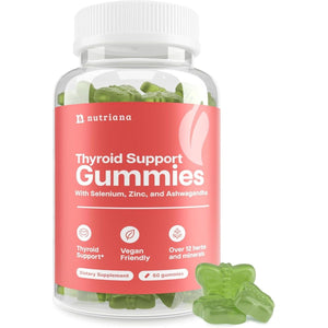 Thyroid Support Gummies - Selenium Supplement & Iodine Supplements 1 PACK - Suppviv