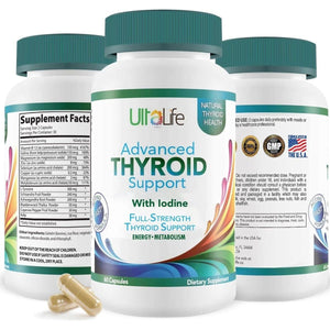 Thyroid Support Supplement - Boost Energy, Metabolism & Immune Support 60 Capsules - Suppviv