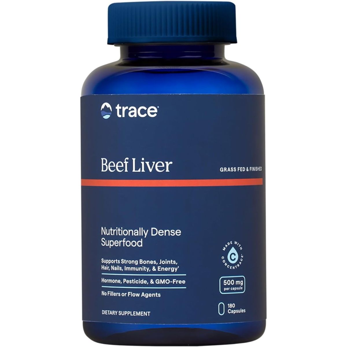 Trace Minerals | Ancestral Beef Liver Capsules (3000Mg Bovine Liver) 30 Servings - Suppviv