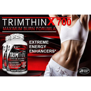 Trimthin® X700 Thermogenic Diet Pills with Maximum Energy 120 Capsules - Suppviv