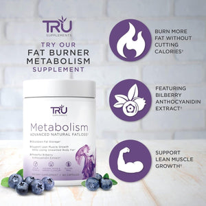 TRU Metabolism - Advanced Fat Loss & Fight Cravings & Boost Mood 30 Servings - Suppviv