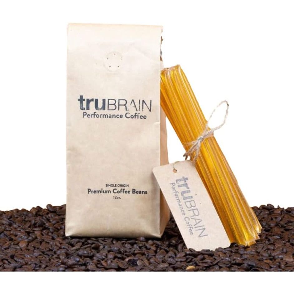 Trubrain Nootropic Coffee Enhancer - Focus, Energy, Clarity. Fast Absorbing Nootropics - Suppviv