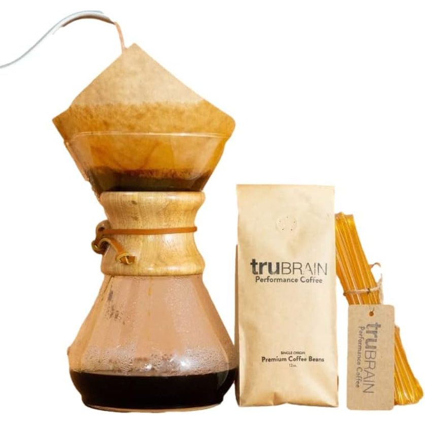 Trubrain Nootropic Coffee Enhancer - Focus, Energy, Clarity. Fast Absorbing Nootropics - Suppviv